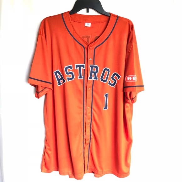 astros button up jersey